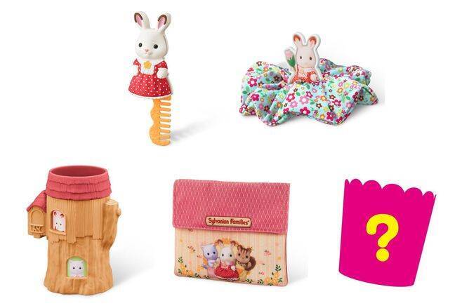 ハッピーセット「シルバニアファミリー」登場、文房具セットとおめかしグッズ、週末限定プレゼントも/マクドナルド