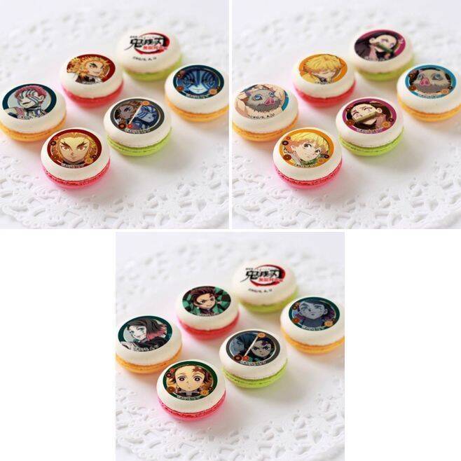 「鬼滅の刃無限列車編」プリントスイーツ通販開始、煉獄さんや猗窩座・魘夢のプリケーキ・プリマカロン・プリカップケーキ/プリロール