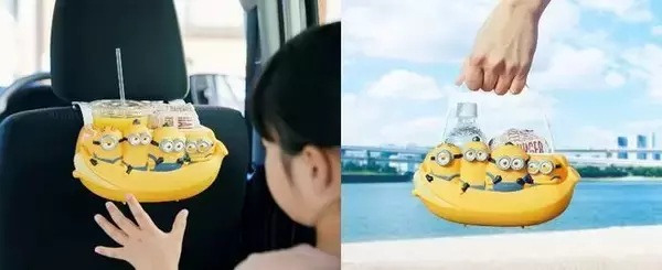 「マクドナルド「ミニオンズ」ドリンク＆フードホルダー・フードトレイ抽選販売、ボブ・ケビン・スチュアートと“オットー”の限定グッズ」の画像