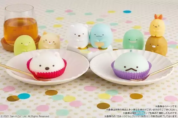 「キャラデコmini すみっコぐらしのケーキ」しろくま・とかげ発売、もも・マスカットムースの1人用ケーキ、川崎のセブンイレブン限定で/バンダイ