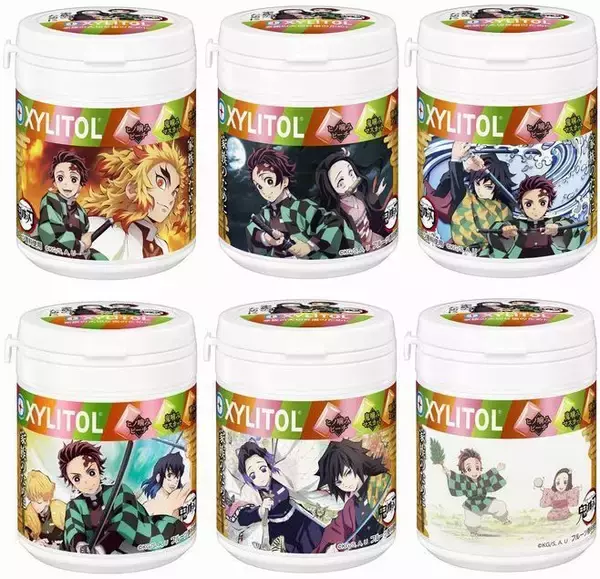 「鬼滅の刃「クランキー」「キシリトールガム」3品計30種類デザイン展開、切り取って遊べるミニチュアキャラやプリントガムの“楽しい仕掛け”/ロッテ」の画像