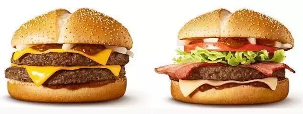 「サムライマック「トリプル肉厚ビーフ」夜マックに再登場、パティ3枚“肉を味わい尽くせる”ハンバーガー/マクドナルド」の画像