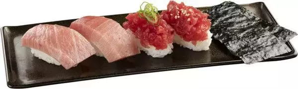 「スシロー「全国うまいもん市」開催、天然本マグロ盛り合わせや“シャチホコ”再現エビフライロールなど、「倍とろ」110円も同時開催」の画像