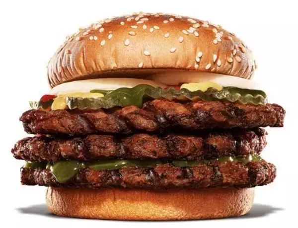 「バーガーキング パティ3枚「ビッグマウスバーガー」チーズ＆チーズ、スーパースパイシーの2種発売」の画像