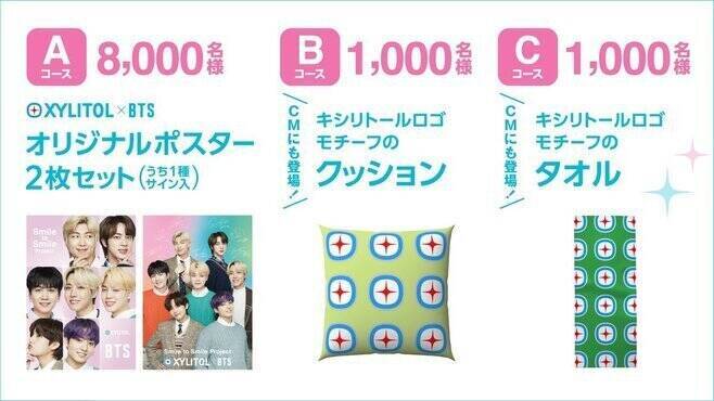 「キシリトールガムBTSフルコンプリートセット」BTS JAPANオフィシャルショップ限定パッケージ発売、ファンクラブ会員以外も購入可能/ロッテ
