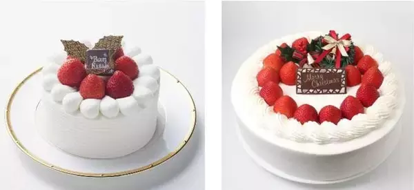 「「2021松屋のクリスマスケーキ」予約開始、松屋限定ミシュラン2つ星「NARISAWA」のケーキ、最高価格は2万7000円・千疋屋いちごのショートケーキ」の画像