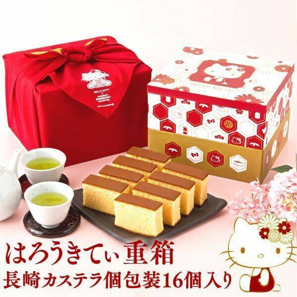 ハローキティ×長崎心泉堂「サンリオ福袋」2022、重箱・風呂敷・トートバッグやキティ缶、“幸せの黄色いカステラ”などセットに、12月予約開始