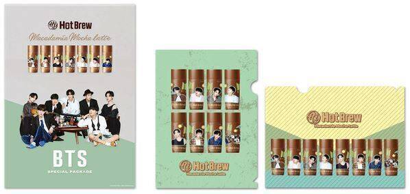 BTSコーヒー「ホットブリューマカダミアモカラテ」ファミマとブロコリストアで“世界で最初に”販売開始