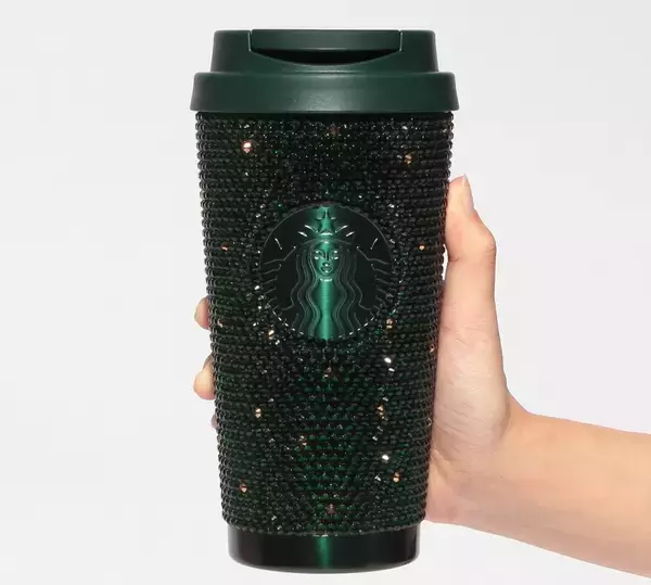 【スタバ新作グッズ】グリーン×ゴールドの上品なボトルやマグカップを発売