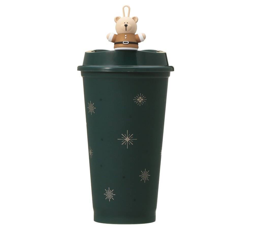 【スタバ新作グッズ】グリーン×ゴールドの上品なボトルやマグカップを発売