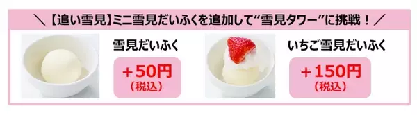 「【ガスト】雪見だいふくとのコラボスイーツ4種発売、高さ25cmのタワーパフェやりんごパイと組み合わせた温×冷スイーツなど」の画像