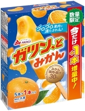 「ガツン、とみかん」1本増量　離反者を再購入へ、江頭2:50さんコラボは継続【赤城乳業】