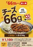 「【価格そのまま】チャンピオンカレー、看板「Lカツカレー」にチーズ66gトッピング　66周年記念企画第1弾」の画像2