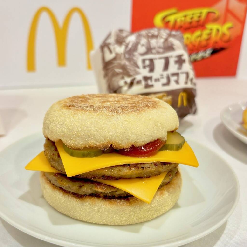 マクドナルド×ストリートファイター、リュウ･春麗･ケンをイメージした味わいの「ストリートバーガーズ」10月22日より期間限定販売