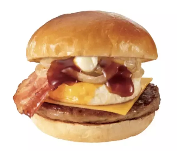 「ファーストキッチン「チーズこく旨BBQベーコンエッグバーガー」など4品発売/八丁味噌を使ったてりやきソース×BBQソースでコク深い味わいに」の画像