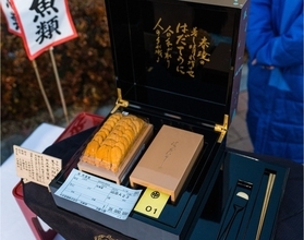 1杯「100万円」の「初競り雲丹丼」販売　「史上最高額3,500万円」でムラサキウニが共同落札