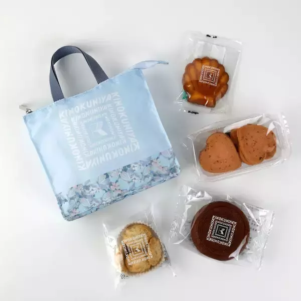 【紀ノ国屋】春の人気スイーツバッグ登場　4色展開、クッキーやバウム入りでギフトにも