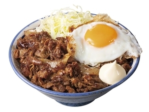 ニンニクダレ、牛肉、マヨ、目玉焼きでガツンとした味わいに…「牛焼肉めし」発売　肉めし専門店が展開