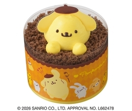 『ポムポムプリン』をイメージした1人用サイズのケーキが初登場　サンリオキャラクターズのプチケーキも展開【銀座コージーコーナー】