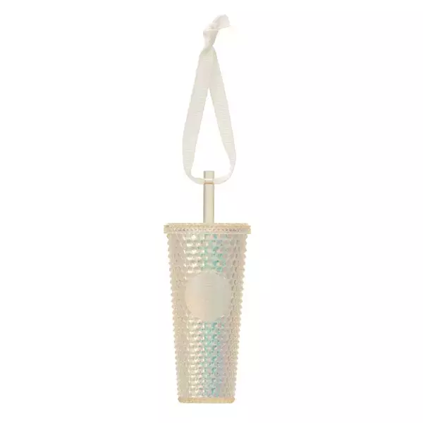 「スタバのホリデーグッズ2022第2弾 冬空に舞う雪や“オーロラ”をイメージしたステンレスボトル･オーナメント、白や黒のシンプルなタンブラーも/スターバックス」の画像