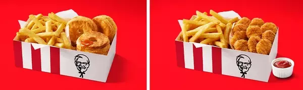 「ケンタッキー「クリスマスメニュー」予約開始、バーガー無料券が付くオフピーク予約･500円引きの早割も」の画像