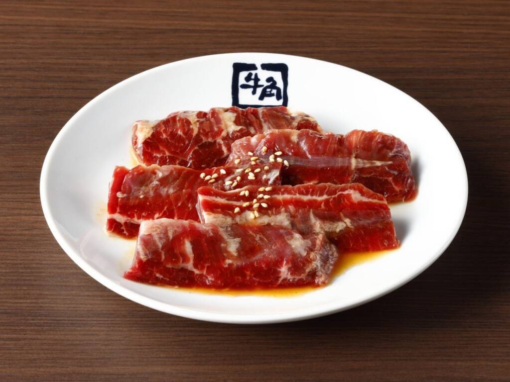 生ビール638円→209円、ハイボール605円→319円、牛カルビ319円、牛ハラミ429円　20品以上が何皿・何杯でも特別価格【牛角「夏の大焼肉祭り」】
