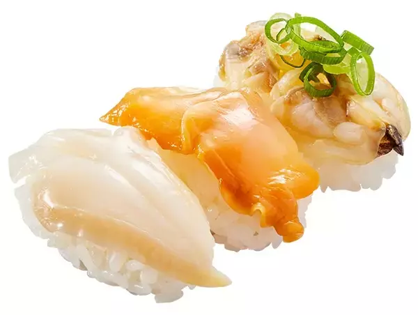 「あん肝軍艦一貫80円、寒ぶり一貫105円、数の子軍艦やローストビーフ一貫110円など、「かっぱの冬定番」メニュー販売開始」の画像