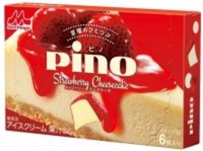 「ピノ ストロベリーチーズケーキ」北海道産クリームチーズや苺果汁を使用、サクサク食感のタルト風味トッピング“ピノ史上初フレーバー”コンビニエンスストアで発売/森永乳業