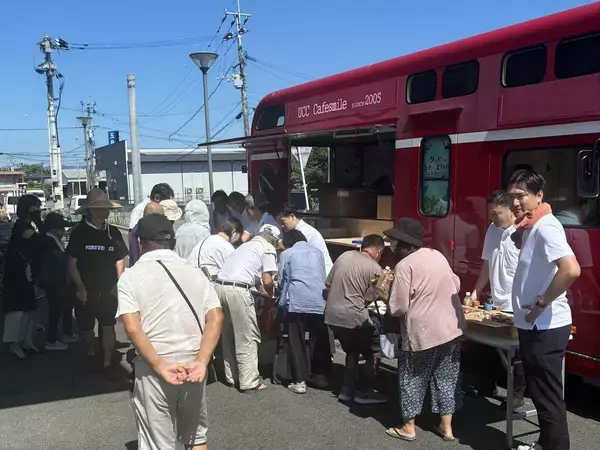 UCC、熊本地震被災地で支援活動　約2,300人にコーヒーなど提供