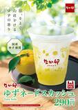 「なか卯、すっきりとした甘さの夏季限定ドリンク「ゆずネードスカッシュ」を発売」の画像1