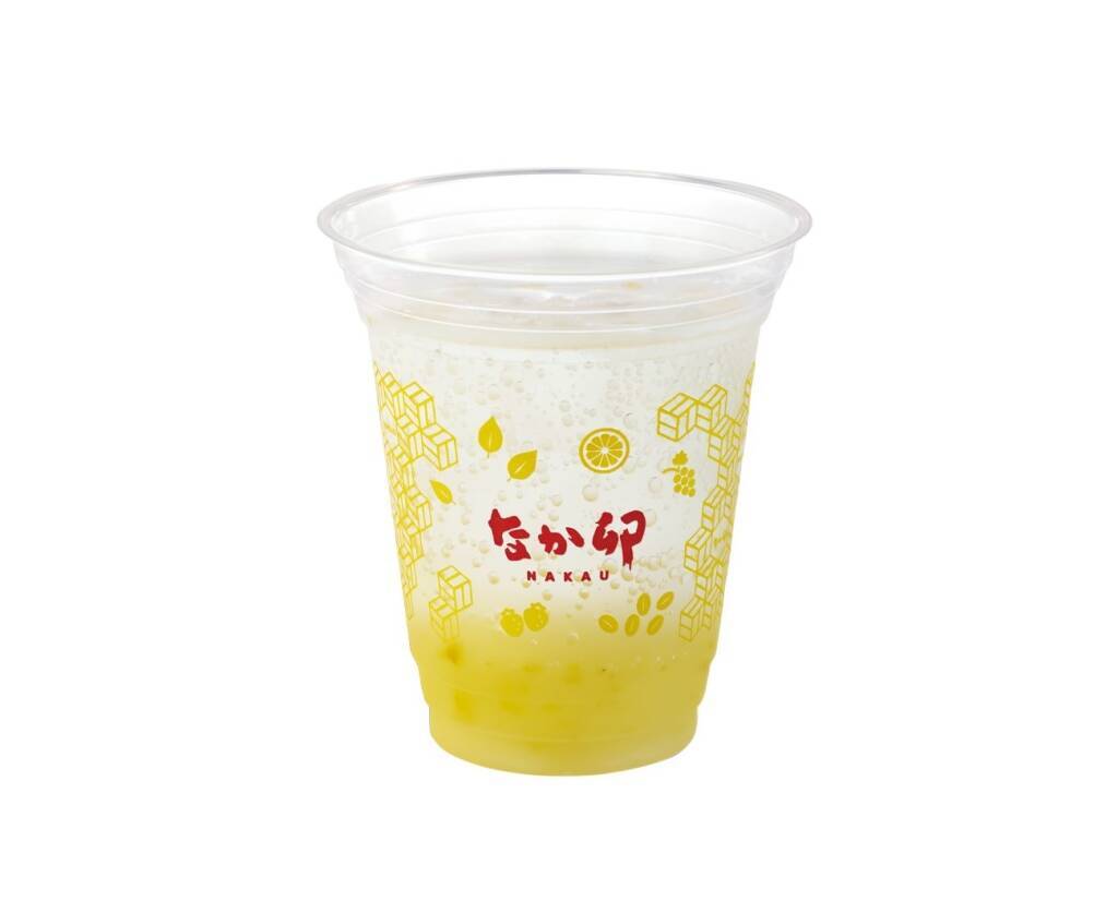 なか卯、すっきりとした甘さの夏季限定ドリンク「ゆずネードスカッシュ」を発売