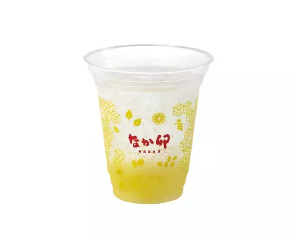「なか卯、すっきりとした甘さの夏季限定ドリンク「ゆずネードスカッシュ」を発売」の画像
