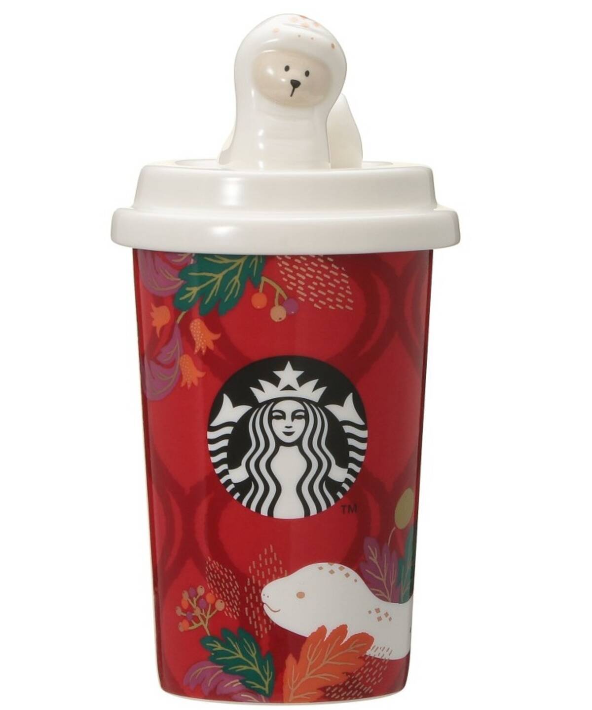 スタバ新春グッズ2025、干支のへびをモチーフにマグカップ 