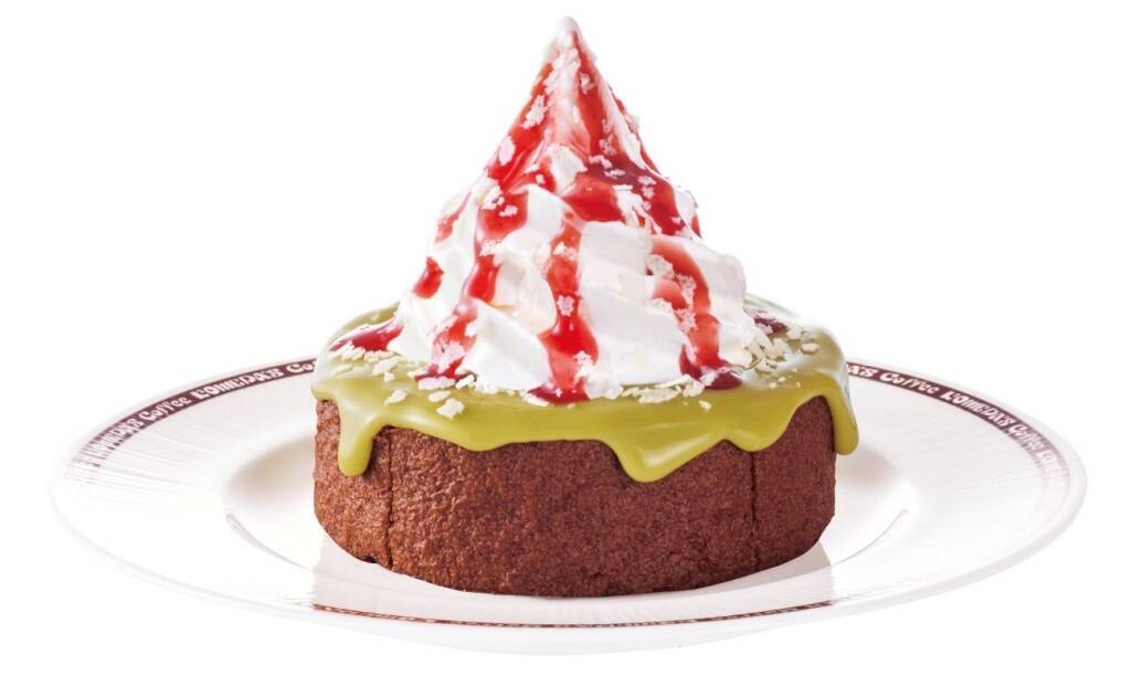 ピスタチオのシロノワールがエリア限定で復活/香ばしピスタチオソース×甘酸っぱいラズベリー【コメダ珈琲店】