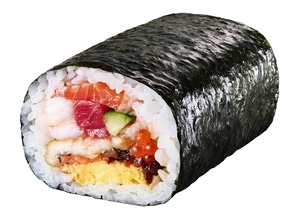 【スシロー 恵方巻 2026】予約受付開始/ 10種の具材入り「海鮮上太巻」、創作太巻など全4種