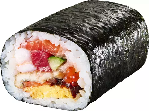 「【スシロー 恵方巻 2026】予約受付開始/ 10種の具材入り「海鮮上太巻」、創作太巻など全4種」の画像