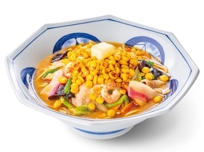 リンガーハット、期間限定「北海道コーンバターみそちゃんぽん」9月17日から　グッズが当たる「とうもろこしフェスティバル」も開催