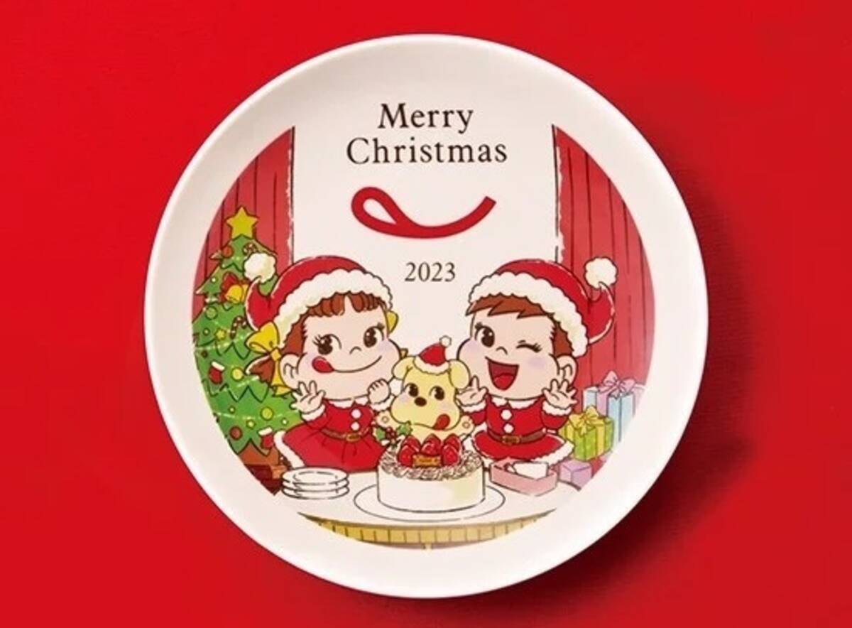 ペコちゃんのクリスマスお皿 （Amazon | ペコちゃん クリスマス 