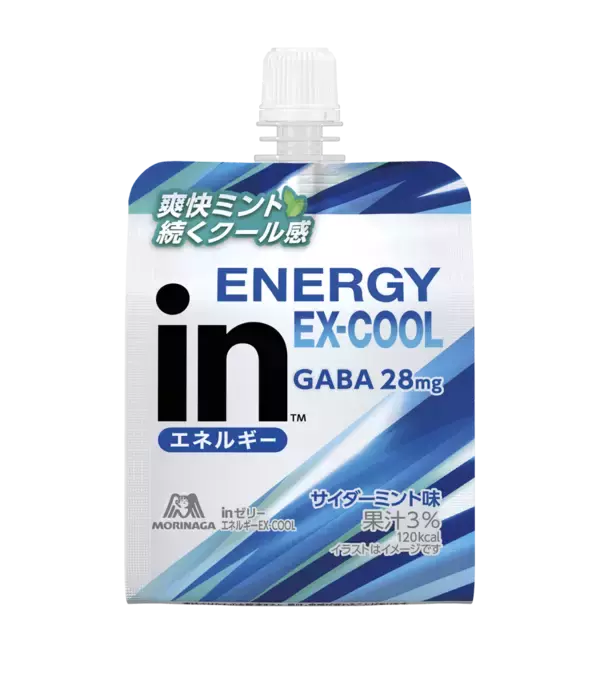 ミントの冷涼感が持続　“気分をリフレッシュ”する「inゼリー」コンビニ限定発売【森永製菓】