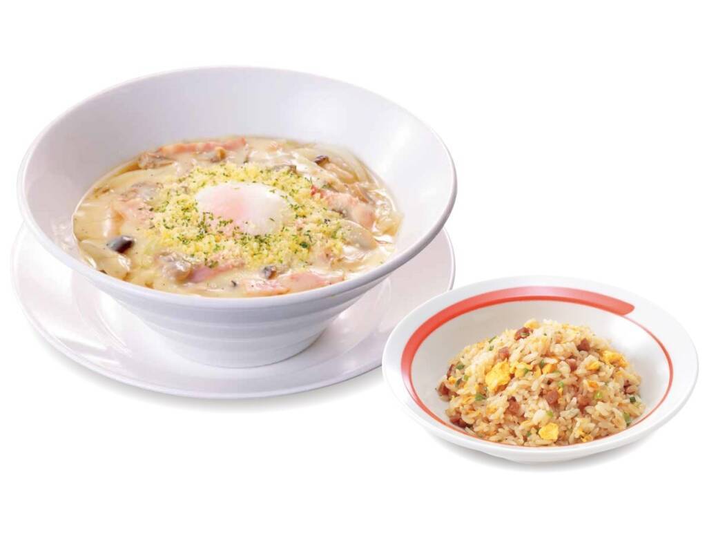 【幸楽苑】中華そばのスープと組み合わせた“濃厚なミルク感”「カルボらーめん」新登場/ 期間限定で発売