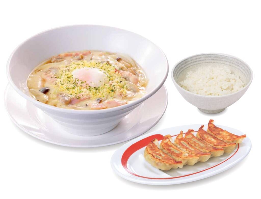 【幸楽苑】中華そばのスープと組み合わせた“濃厚なミルク感”「カルボらーめん」新登場/ 期間限定で発売