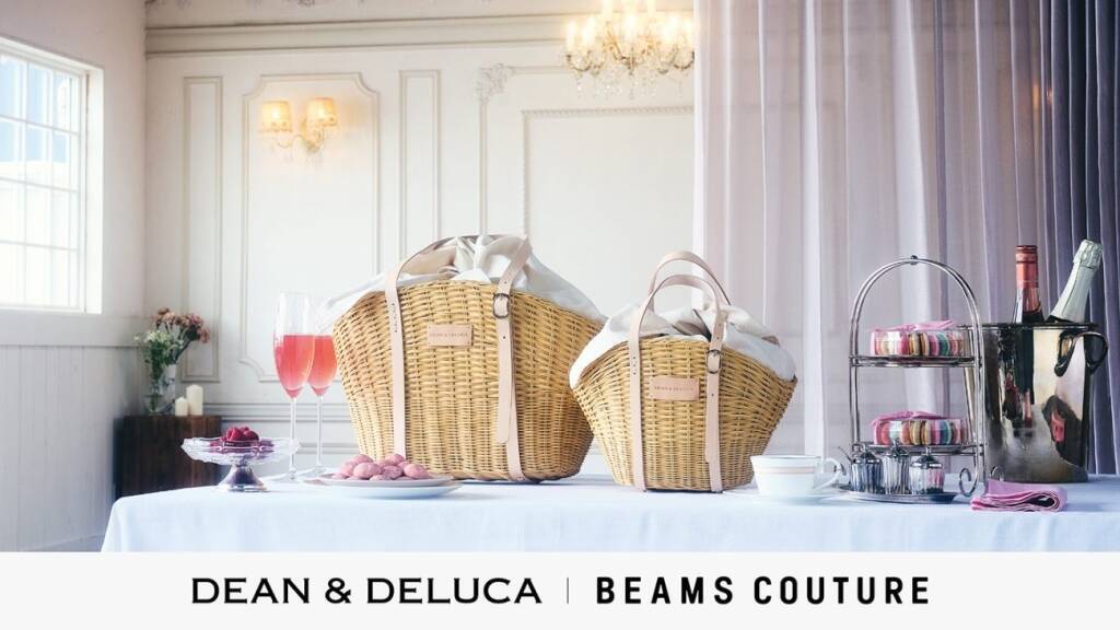 DEAN & DELUCA×BEAMS COUTURE、保冷ポーチ付き『ラタンかごバッグ』発売