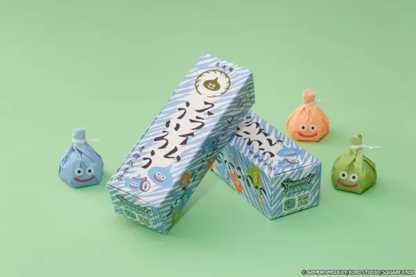 「「スライムういろう」“ふっかつ”販売!定番のういろう味&コラボ限定のみかん味･キウイ味の3種をセットに【青柳総本家】」の画像