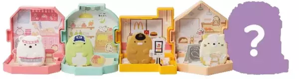 「ハッピーセット「すみっコぐらし」発売、お店屋さんごっこ･お手紙遊びができるおもちゃをラインアップ」の画像