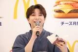 「マクドナルド、35周年「月見ファミリー」全8種を発売　新作「炙り牛すき焼き風月見」も登場 / 発表会には佐々木舞香さん、塩﨑太智さんが登場」の画像4
