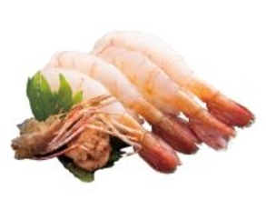 にぎりの徳兵衛「ぶりと北海祭り」/えび味噌とお頭の素揚げ付きの『ぼたん海老』や高級白身『きんき』、北海道産『ひらめ』など