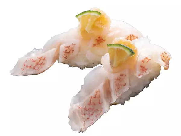 「にぎりの徳兵衛「ぶりと北海祭り」/えび味噌とお頭の素揚げ付きの『ぼたん海老』や高級白身『きんき』、北海道産『ひらめ』など」の画像