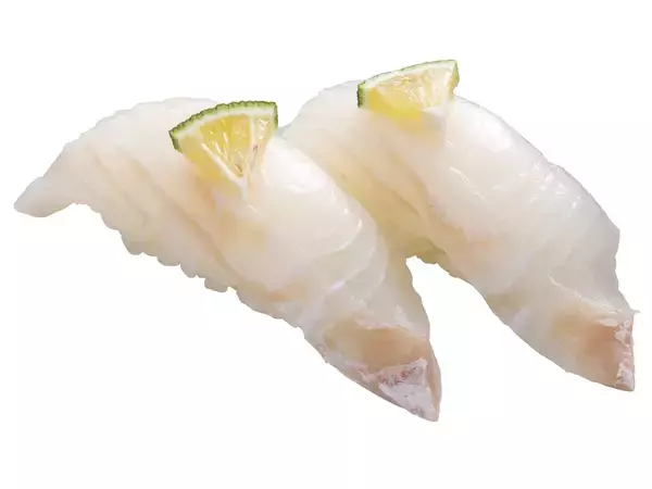 「にぎりの徳兵衛「ぶりと北海祭り」/えび味噌とお頭の素揚げ付きの『ぼたん海老』や高級白身『きんき』、北海道産『ひらめ』など」の画像