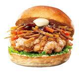 「ロッテリア きんぴらにチキン竜田や牛カルビを合わせた和風バーガー発売【秋の収穫バーガーフェア】」の画像1
