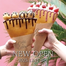 パリパリクレープ専門店が大阪なんばと高槻に出店/長野･東京にも…12月は計4店舗をオープン【クレープとエスプレッソと】